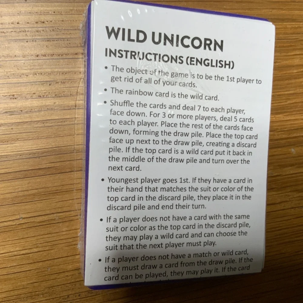 Mudpuppy Wild Unicorn! Game New